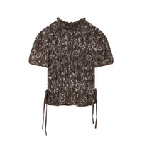 Sienna Botanical Embroidered Smocked Top and Midi Skirt Set