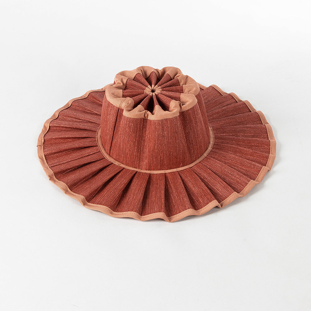 The wide-brim design effectively blocks UV rays, making it the perfect choice for beach vacations, summer outfits, and casual resort wear.