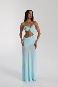 Twisted Cutout Maxi Dress