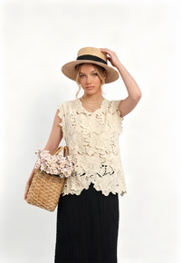 Elegant Floral Lace Top