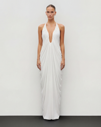 Divine Flow Halter Maxi Dress