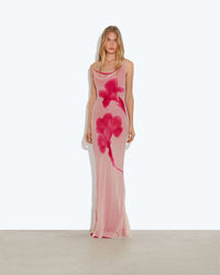 Corali Floral Cowl Neck Maxi Dress