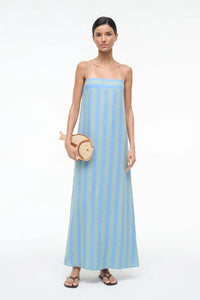 Coastal Breeze Striped Maxi Dress