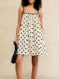 Polka Dot A-Line Mini Dress