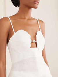 Coastal Dream Scalloped Pearl Top