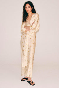 Boho-Chic Wrap-Front Vacation Maxi Dress