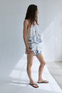 Ethereal Scallop-Hem Summer Vacation Set